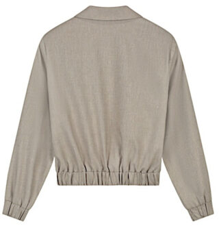 Bomber zenzi-creme melange - maat 36 Bruin