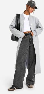 Bomberjack Maxi Met Wol-Look, Grey Marl - 42