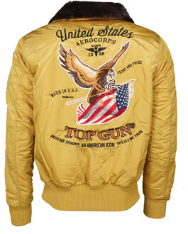 bomberjack TG20192073 Mosterdgeel - 3XL