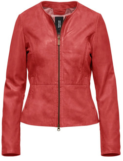 BOMBOOGIE Leather Jackets BomBoogie , Red , Dames - L,M,S