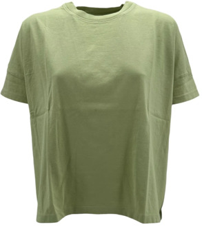 BOMBOOGIE Modieuze Boxy Oversized T-shirt BomBoogie , Green , Dames - XS