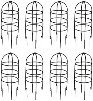 Bomen Bonen 6Pcs Plastic Natuurlijke U-Hoops U-Vormige Ondersteuning Frame Klimmen Planten Pp Te Installeren en Verwijderen Plant Bloem Stand