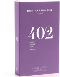 Bon Parfumeur 402 vanilla toffee sandalwood - 15 ml - Eau de parfum - Unisex - Travel spray