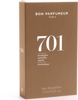 Bon Parfumeur 701 eucalyptus coriander cypress - 15 ml - Eau de parfum - Unisex - Travel spray