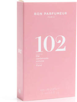 Bon Parfumeur Parfums 102 tea cardamom mimosa Eau de Parfum Roze - 15 ml