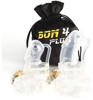 BON4 PLUS Siliconen Peniskooi 2 St. Transparant