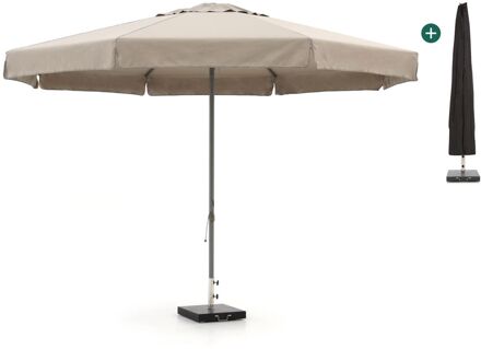 Bonaire parasol ø 400cm - Laagste prijsgarantie! Taupe