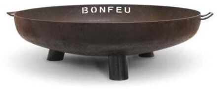 BonBowl Plus CortenStaal Ø60 cm - L 60 x B 60 x H 23,5 cm - Staal - (Roest)bruin
