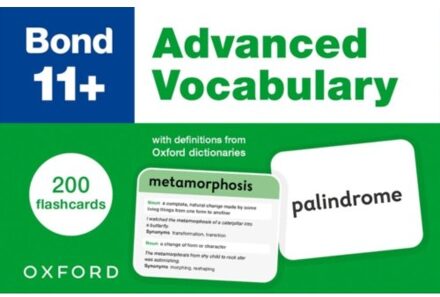 Bond 11+: Bond 11+ Advanced Vocabulary Flashcards - Bond 11+