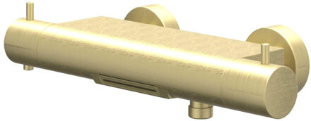 Bond Badthermostaatkraan opbouw - Cooltouch - cascade uitloop - Geborsteld mat goud PVD 6301054 Goud geborsteld PVD