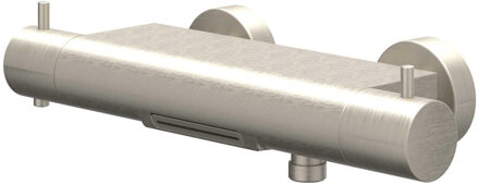 Bond Badthermostaatkraan opbouw - Cooltouch - cascade uitloop - Geborsteld nickel PVD 6301053 Nickel geborsteld PVD (RVS)