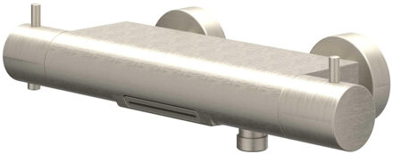 Bond Badthermostaatkraan opbouw - Cooltouch - cascade uitloop - Geborsteld nickel PVD 6301053 Nickel geborsteld (RVS)