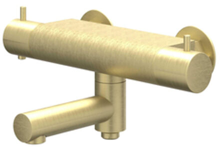 Bond Badthermostaatkraan opbouw - draaibare baduitloop - omstel - Cooltouch - Geborsteld mat goud PVD 6301004 Goud geborsteld PVD