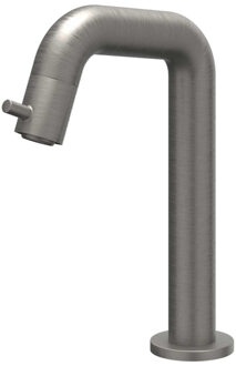 Bond Fonteinkraan Contour - opbouw - laag - Geborsteld metal black PVD 6401206 Metal black geborsteld (antraciet)