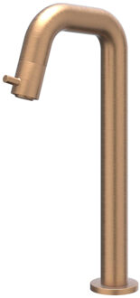 Bond Fonteinkraan Contour - opbouw - verhoogd - Geborsteld mat koper PVD 6401255 Koper geborsteld