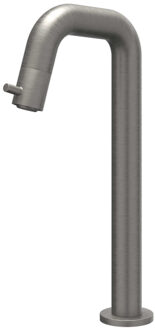 Bond Fonteinkraan Contour - opbouw - verhoogd - Geborsteld metal black PVD 6401256 Metal black geborsteld (antraciet)