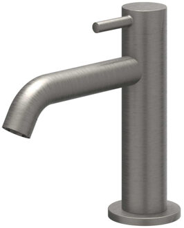 Bond Fonteinkraan - opbouw - laag - Geborsteld metal black PVD 6401006 Metal black geborsteld (antraciet)