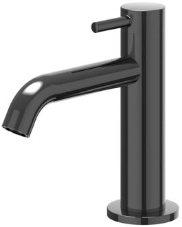 Bond Fonteinkraan - opbouw - laag - Zwart chroom PVD 6401007 Zwart Chroom glans