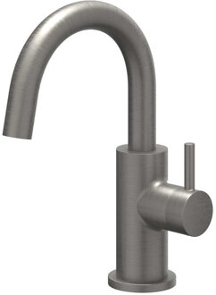 Bond Fonteinkraan - opbouw - middelhoog - draaibare uitloop - Geborsteld metal black PVD 6401156 Metal black geborsteld (antraciet)