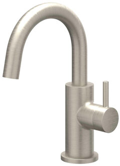 Bond Fonteinkraan - opbouw - middelhoog - draaibare uitloop - Geborsteld nickel PVD 6401153 Nickel geborsteld (RVS)