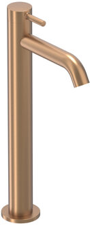 Bond Fonteinkraan - opbouw - verhoogd - Geborsteld mat koper PVD 6401305 Koper geborsteld