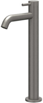 Bond Fonteinkraan - opbouw - verhoogd - Geborsteld metal black PVD 6401306 Metal black geborsteld (antraciet)