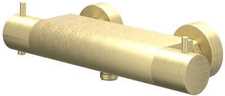 Bond Thermostatische Douchekraan - opbouw - cooltouch - Geborsteld mat goud PVD 6201004 Goud geborsteld
