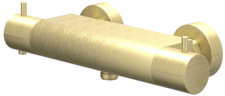 Bond Thermostatische Douchekraan - opbouw - cooltouch - Geborsteld mat goud PVD 6201004 Goud geborsteld