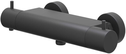 Bond Thermostatische Douchekraan - opbouw - cooltouch - Mat zwart PED 6201002 Zwart mat