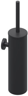 Bond toiletborstelgarnituur geschikt voor wandmontage 40,6 x 8,9 x 12 cm, mat zwart PED