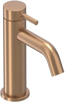 Bond Wastafelmengkraan - opbouw - laag - coldstart - Geborsteld mat koper PVD 6100105 Koper geborsteld