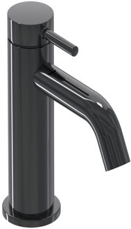 Bond Wastafelmengkraan - opbouw - laag - coldstart - Zwart chroom PVD 6100107 Zwart Chroom glans