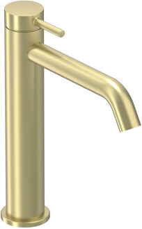 Bond Wastafelmengkraan - opbouw - middelhoog - coldstart - Geborsteld mat goud PVD 6100154 Goud geborsteld