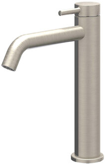 Bond Wastafelmengkraan - opbouw - middelhoog - coldstart - Geborsteld nickel PVD 6100153 Nickel geborsteld (RVS)