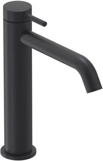 Bond Wastafelmengkraan - opbouw - middelhoog - coldstart - Mat zwart PED 6100152 Zwart mat