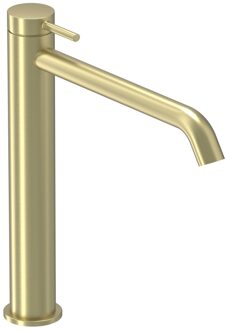 Bond Wastafelmengkraan - opbouw - verhoogd - coldstart - Geborsteld mat goud PVD 6100204 Goud geborsteld