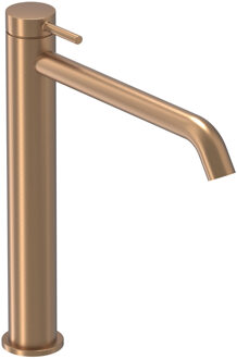 Bond Wastafelmengkraan - opbouw - verhoogd - coldstart - Geborsteld mat koper PVD 6100205 Koper geborsteld