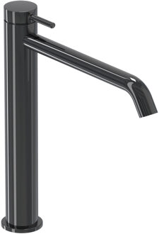 Bond Wastafelmengkraan - opbouw - verhoogd - coldstart - Zwart chroom PVD 6100207 Zwart Chroom glans