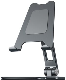 Boneruy Flodable Desktop Tablet Stand Verstelbare Legering Mobiele Telefoon Tablet Houder Beugel Voor 4-12.9Inch Telefoon Ipad zilver