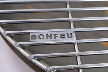 BonFeu BonGrill ½ Vuurschaal Ø60 - L 60 x B 30 x H 1 cm - Staal - Zilver