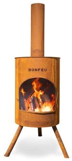 BonFeu Terrashaard BonFeu BonTon 60 Corten (hoogte 211 cm) Bruin