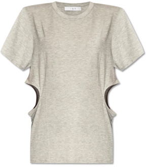 Bonnie T-shirt met uitsparingen IRO , Gray , Dames - Xl,L