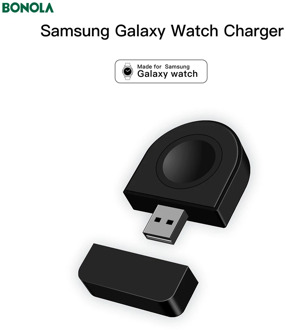 Bonola Portable USB Samsung Watch Charger For Galaxy Watch 46/42mm Watch USB Charging For Samsung Active 2/1 Travel Charging