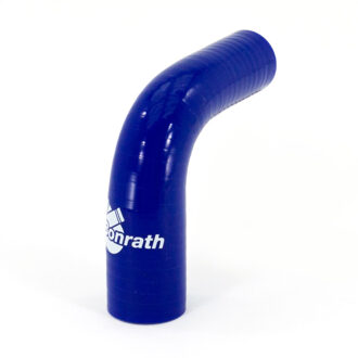 Bonrath Siliconen slang Reducer 90 graden bocht - Lengte:50mm - Ø28>25mm