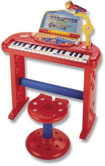 Bontempi Elektronisch sprekend keyboard met microfoon en st
