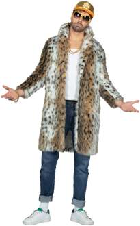 Bontjas Pimp Panter Lang Icelike Multikleur - Print