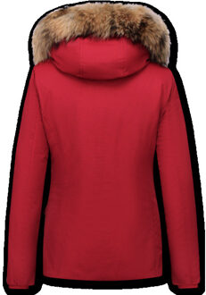 Bontjassen winterjas wooly kort - maat S Rood