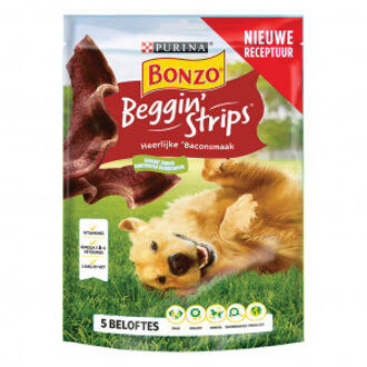 Bonzo Beggin' Strips voor de hond 6 x 120 g