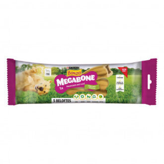 Bonzo Purina Bonzo Megabone (groot) hondensnack (200 gr) 12 stuks