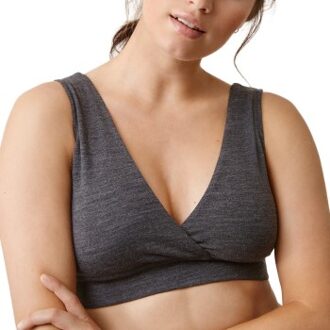 Boob The Go-To Merino wool bra * Actie * Beige,Grijs - Medium,Large